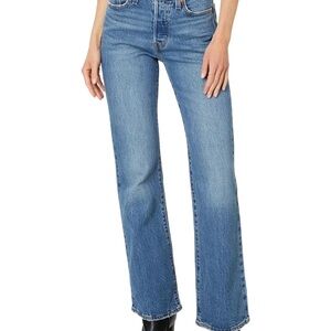 Levi's Women's Bootcut Jeans in Medium Blue Denim